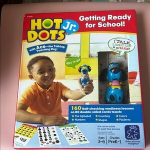 Hot Dots Jr. School Readiness Set with Ace the Talking Dog - Blue